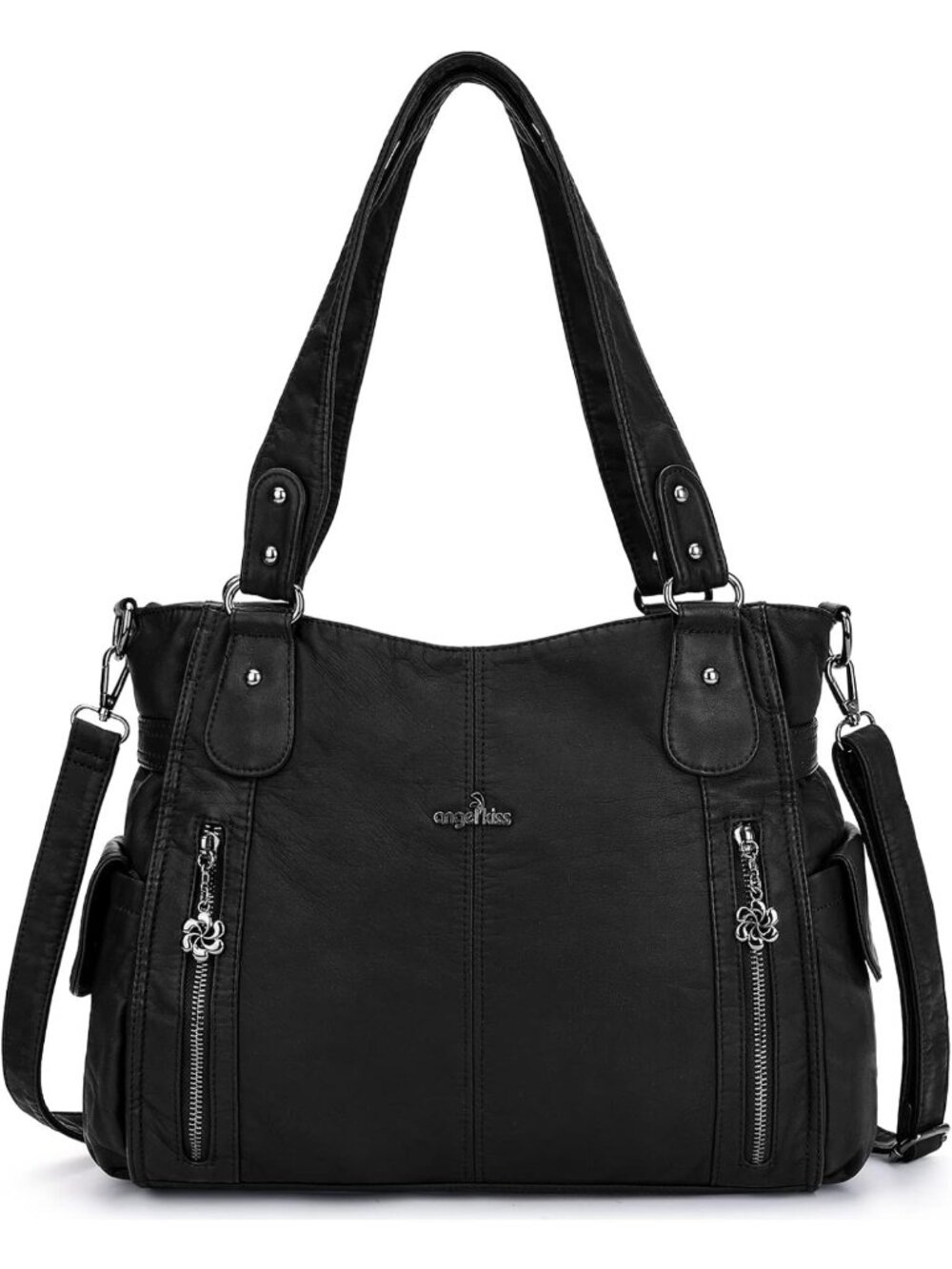 Stylish Women's Hobo Tote Bag - Roomy PU Shoulder Purse for Casual Use